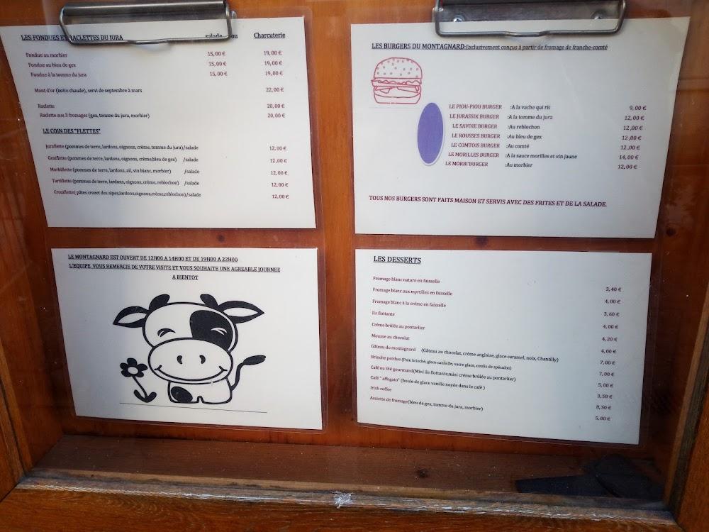 Le Montagnard - Menu Image 3
